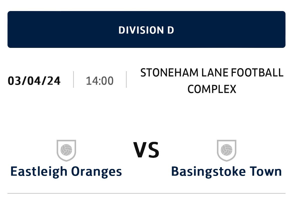 Gameday and it’s a big one ! 1st vs 2nd today in what is always a fantastic fixture vs Eastleigh. 💙💛