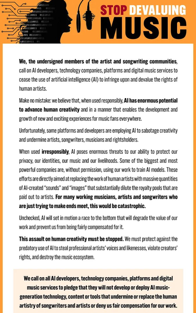 🚨BREAKING: a group of 200+ artists, including @billieeilish @ElvisCostello @GretaVanFleet @Imaginedragons @jonbonjovi @jonasbrothers @KaceyMusgraves @katyperry @mirandalambert @MumfordAndSons @NICKIMINAJ @NoahKahan @PearlJam @Camila_Cabello @SherylCrow @zaynmalik @LuisFonsi &…