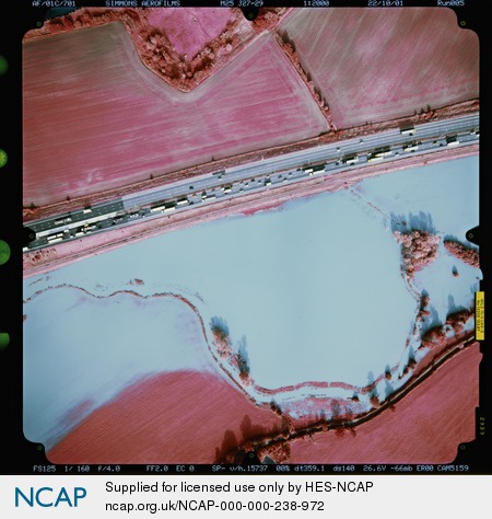 AerialSheila's tweet photo. It's day 3 of @ARAScot's #Archive30 &amp; #ColourfulArchives is more of a stretch for us as we have predominantly B&amp;W images, but how about this false-colour infra-red survey of Essex from 2001? #surveyphotography #aerialphotography #infrared #Essex 1/ https://t.co/WRbQUSUGPx