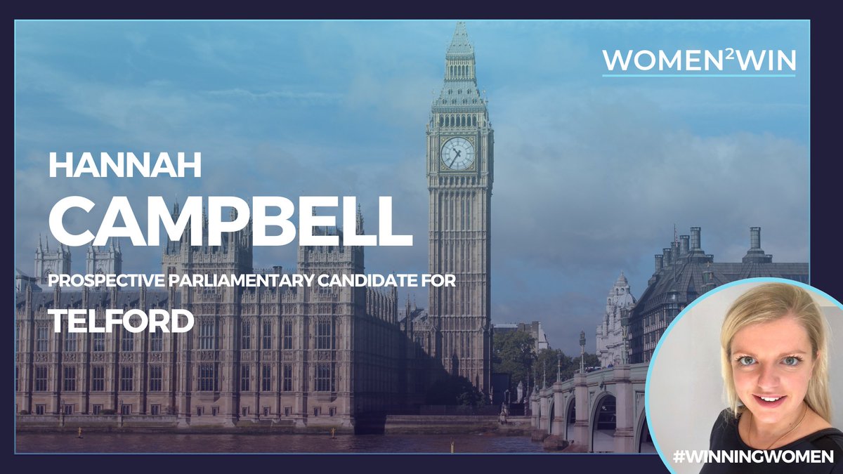 🌟 Meet our #WinningWoman Hannah Campbell, the Prospective Parliamentary Candidate for Telford. 🇬🇧 Dedicated to making a difference, let's support her path to Parliament. 💪✨ Discover more: Women2Win.com. #Women2Win #Empowerment