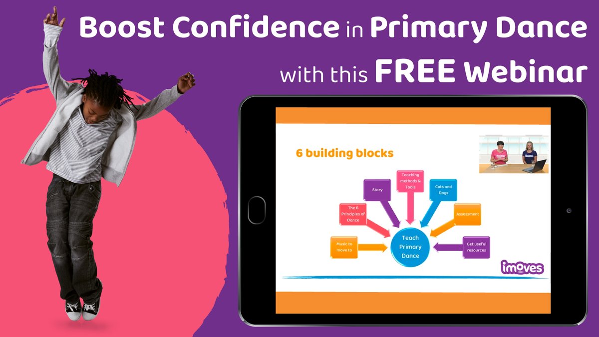 🩰 Fancy brushing up on skills during the holidays? Explore our FREE on-demand #PrimaryDance webinar designed to boost confidence and empower teachers to deliver engaging dance lessons in their Primary School. 💃🕺Here's the link - imoves.com/how-to-teach-p…