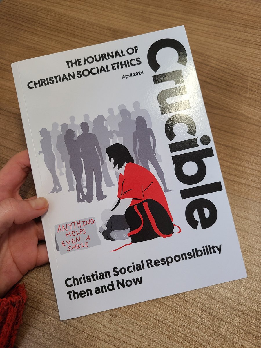 Exciting to get my hands on a copy of @cruciblejournal ft my article on how churches are responding to injustice through community organising. Looking forward to reading the other articles too! @CitizensUK @CitizensThames @oxforddiocese