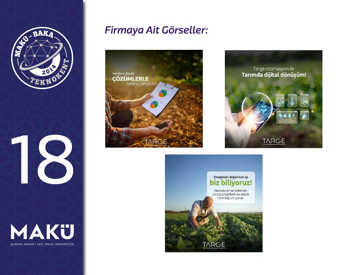 MAKÜ-BAKA Teknokent Bünyesinde Faaliyet Gösteren Firmalar:

⚙️"Targe Otomasyon Sanayi Ve Ticaret A.Ş."

#maku #makutto #makubakateknokent