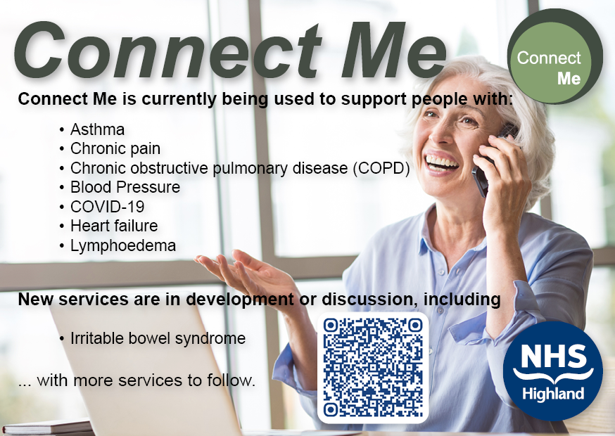 Connect Me is currently being used to support people with ... #NHSHighlandConnectMe