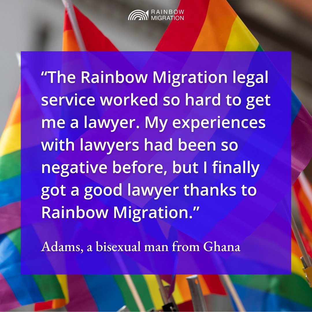 Are you #LGBTQ and seeking asylum? Do you need legal advice? We run a free and confidential service for #LGBT people who are in the UK and going through the asylum and immigration system. You can get in touch with us by filling out the form @ bit.ly/3x5iusg 🏳️‍🌈🏳️‍⚧️