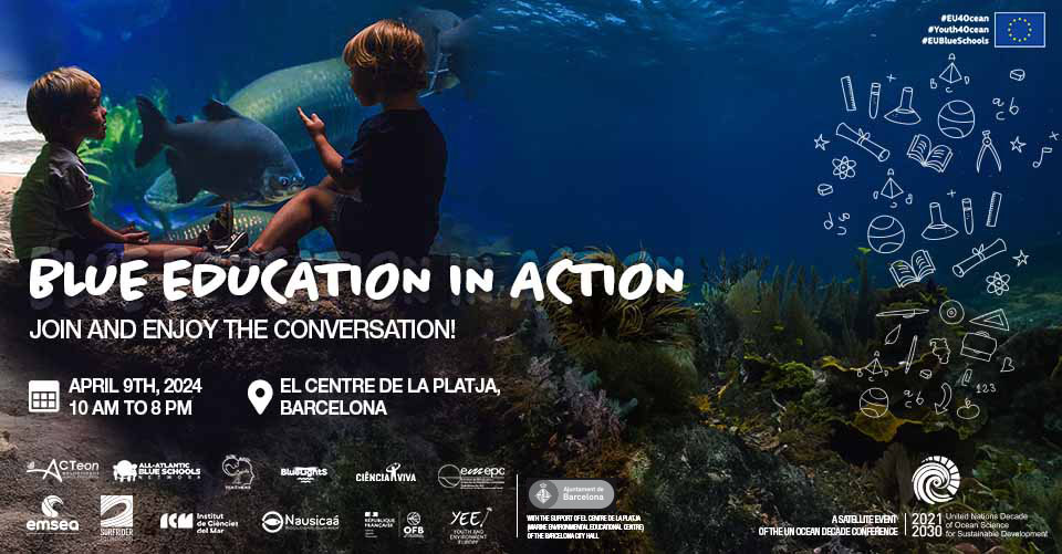 Invitation to travel into the world of #BlueEducation through the Agora at the #OceanDecade 💡🌊 Discover inspiring initiatives of blue education projects organized by schools from the Catalonia region! Find inspiration and adapt in your own classroom 👉 ow.ly/hXsy50R6xbg