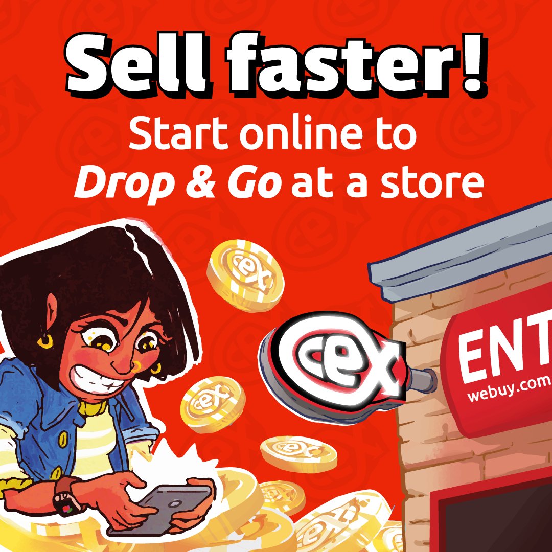 Start online to Drop & GO in store! Now available in Australia, Ireland & the U.K! Head to webuy.com/dropgo for more info!