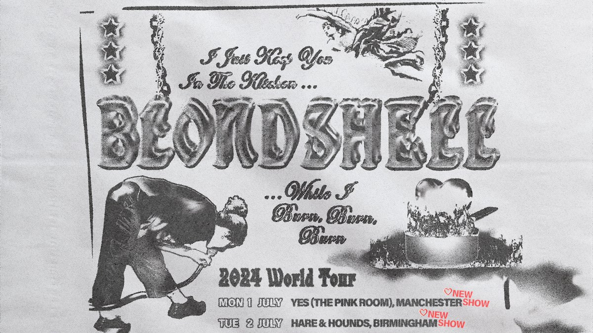 NEW >> Combining wailing guitars and a masterful sense of melody, @Blondshe11 will play @yes_mcr and Birmingham’s @hareandhounds in July 💥
 
Get tickets in our #METpresale on Thursday 4th April at 10am 👉 metropolism.uk/9cRe50R6tKh