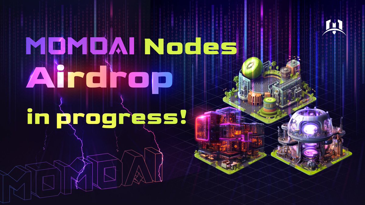 The MomoAI Nodes airdrop is progressing!❤️‍🔥 Check your Nodes in-game guide: mirror.xyz/0x969DFb931397… 😊For those who reported purchase issues, your Nodes are being processed gradually after 3 work days. Please patiently await a response from the team. Stay tuned for more updates!