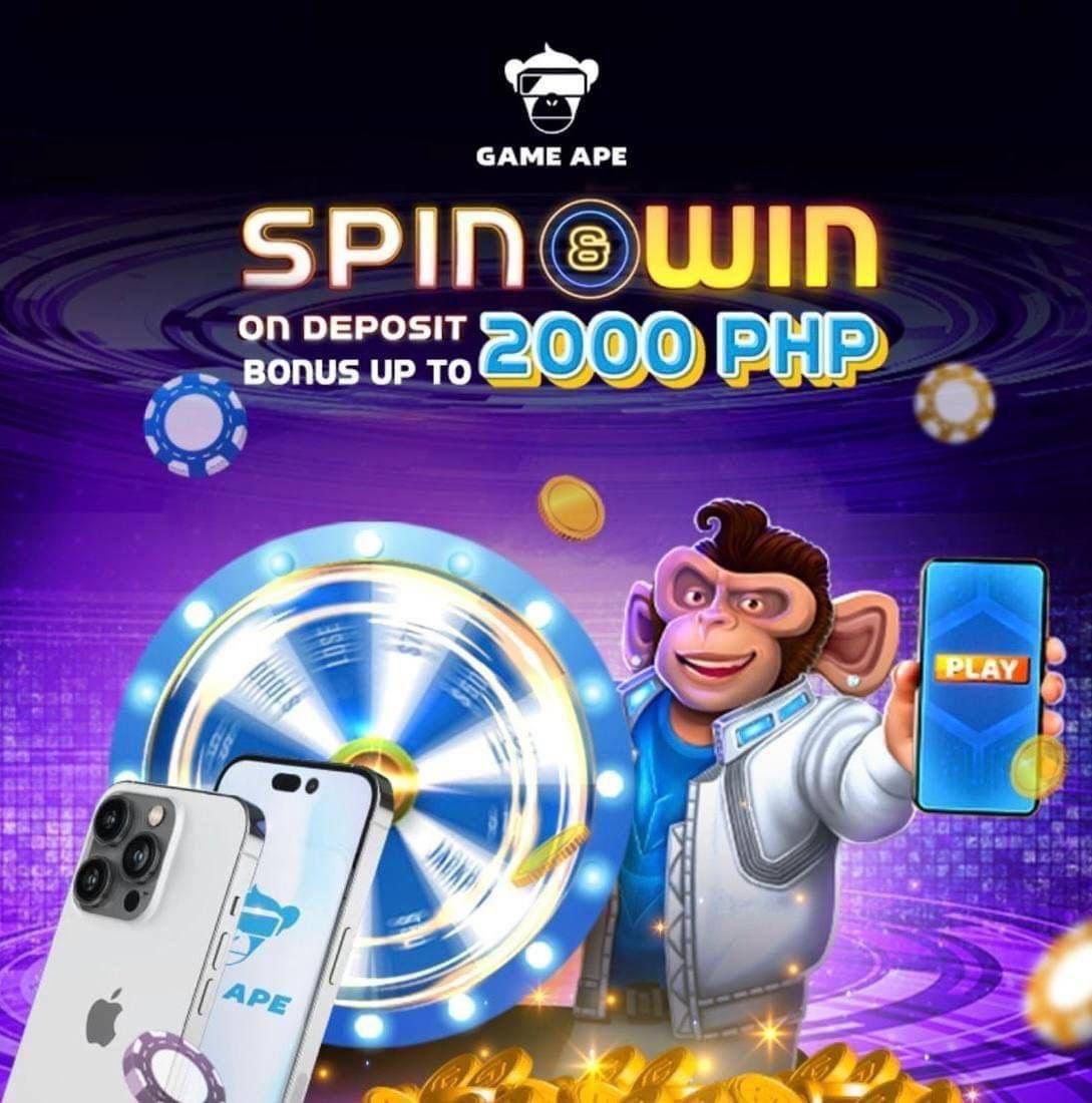 🎉 Spin & Win on Deposit! 

Deposit now for your shot at winning big - with bonuses of up to 2000 PHP waiting for you! Don't miss out on this chance to score big! 

#gameapeph #SpinAndWin #DepositBonus