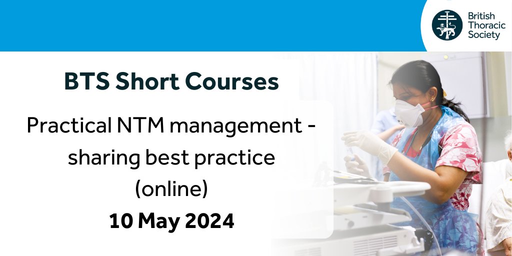 This course aims to help meet the needs of health care providers caring for these patients with NTM, and covers the epidemiology and key steps in NTM diagnosis, treatment and management. Learn more and book your place: bit.ly/3vI880x #RespEd #Respiratory
