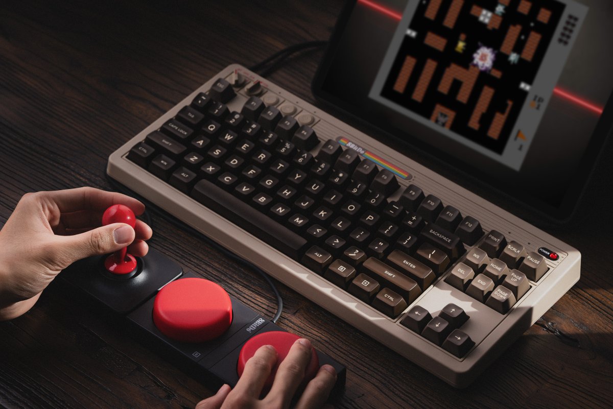 The specially designed 8BitDo Dual Super Buttons and Super Stick offer large, programmable keys. Set macros or map anything to them instantly without using software.