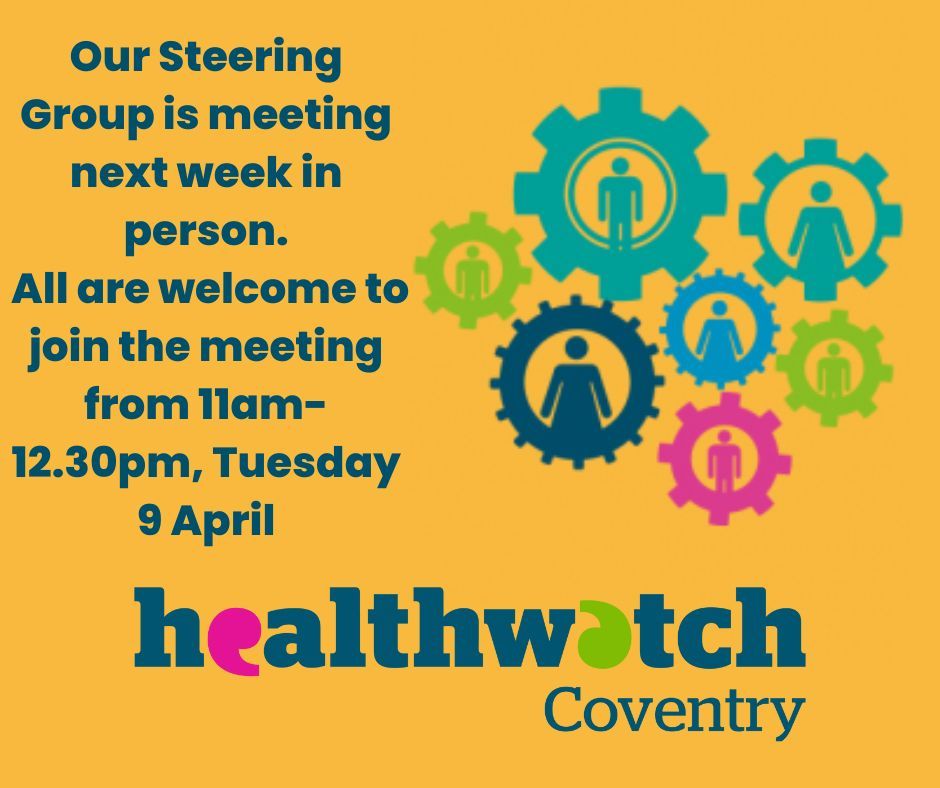 Our Steering Group are meeting next Tuesday 9 April. You are welcome to join them for the public part of the meeting from 11am in the city centre, at Trinity House, Old Blue Coat School on Priory Row. For more details see the events section of our website: buff.ly/4agyaax