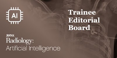 Interested in medical imaging and #MachineLearning? Trainees can apply to join our Trainee Editorial Board rsna.org/education/trai… @judywawira @KMagudia @RadRudie #HITrad #radiology #AI