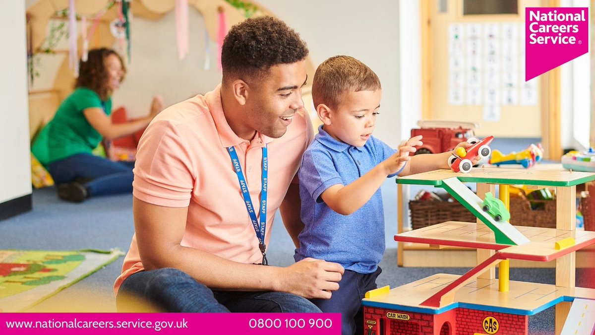 Have you ever thought about a career in early years? 🧒 #DoSomethingBig

Playworkers help children and young people to develop their physical, social and language skills through play.

💰 £14,500 - £22,000
⏰ 10 to 25 hours a week

Learn more 👇

nationalcareers.service.gov.uk/job-profiles/p…