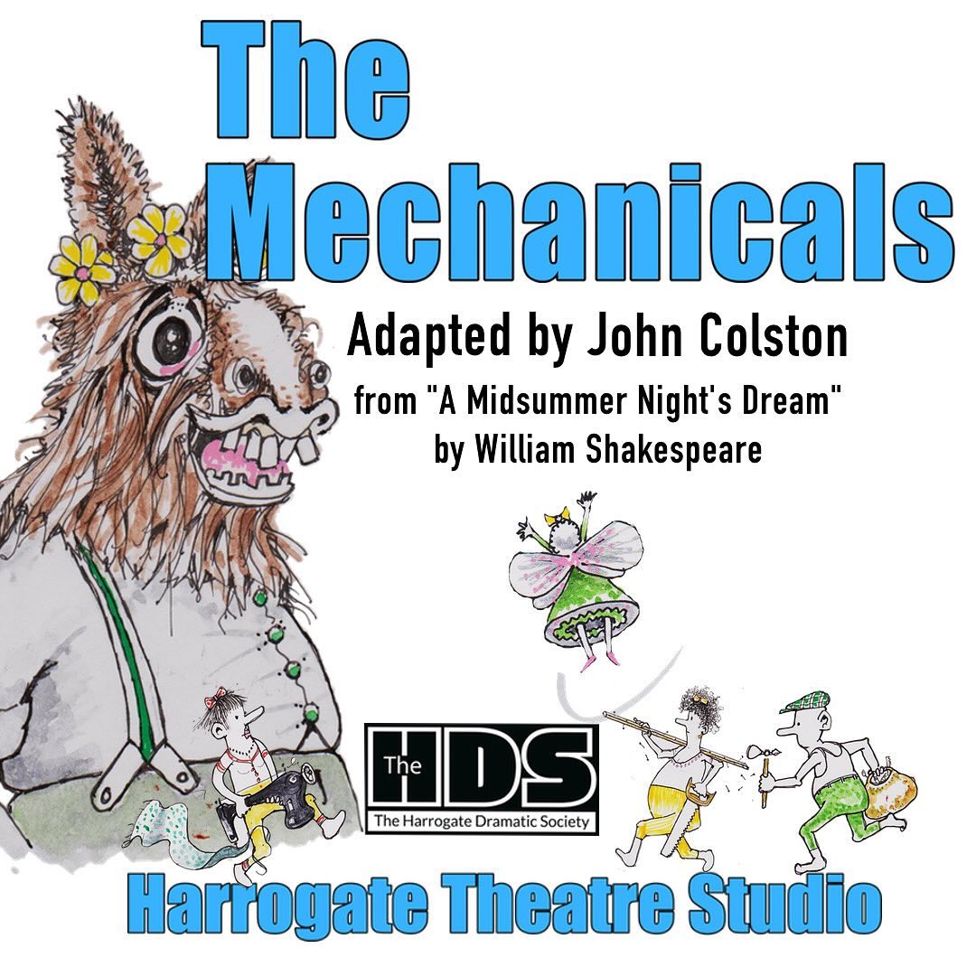 HGtheatre's tweet photo. 📣 The Mechanicals by @HgateDramatics 📣

Buffoonery abounds as an improbable gang of Athenian workers rehearse a play in a spirit-haunted enchanted wood for the forthcoming nuptials of the Duke of Athens and his bride.
 
🗓 WED 24 - SAT 27 APR
🎟 https://t.co/oBtIzrE49v https://t.co/rEgYk1hK4D