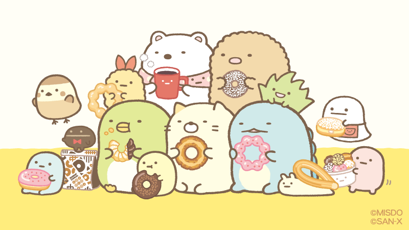 sumikko_335's tweet photo. みんなで集まる楽しい時間🍩
#ミスドすみっコ https://t.co/kxEJkQMDwC