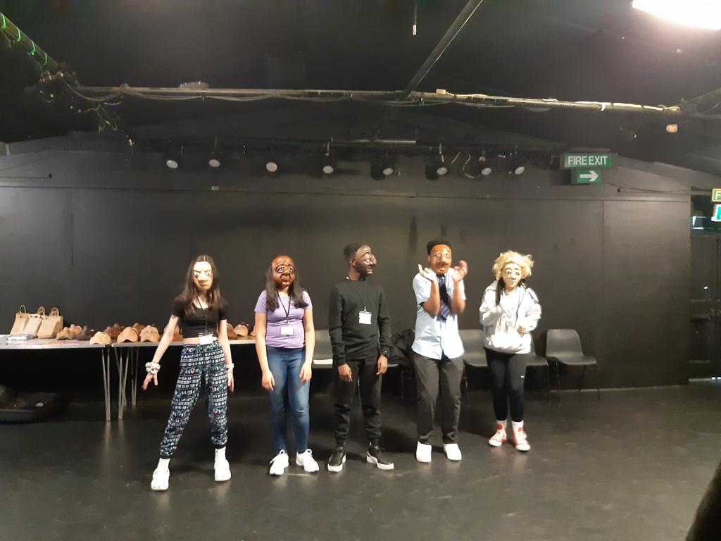 COREeducate's tweet photo. Amazing workshop with @VamosTheatre as part of @NationalTheatre Connections programme. Students are performing brilliantly 👏 @COREArenaAcad #COREOpportunity https://t.co/Wb7ZB3Y4qN