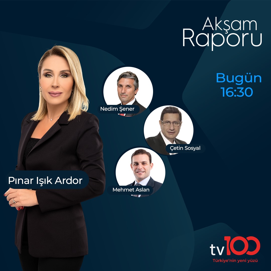 📍CHP 4 yıllık süreci nasıl ilerletecek? 📍AK Parti'nin yol haritası ne olacak? @pinarardor soruyor; @nedimsener2010 @CetinSoysalCHP @Aslnmhmt yanıtlıyor. @pinarardor ile #AkşamRaporu bugün saat 16:30'da tv100'de!