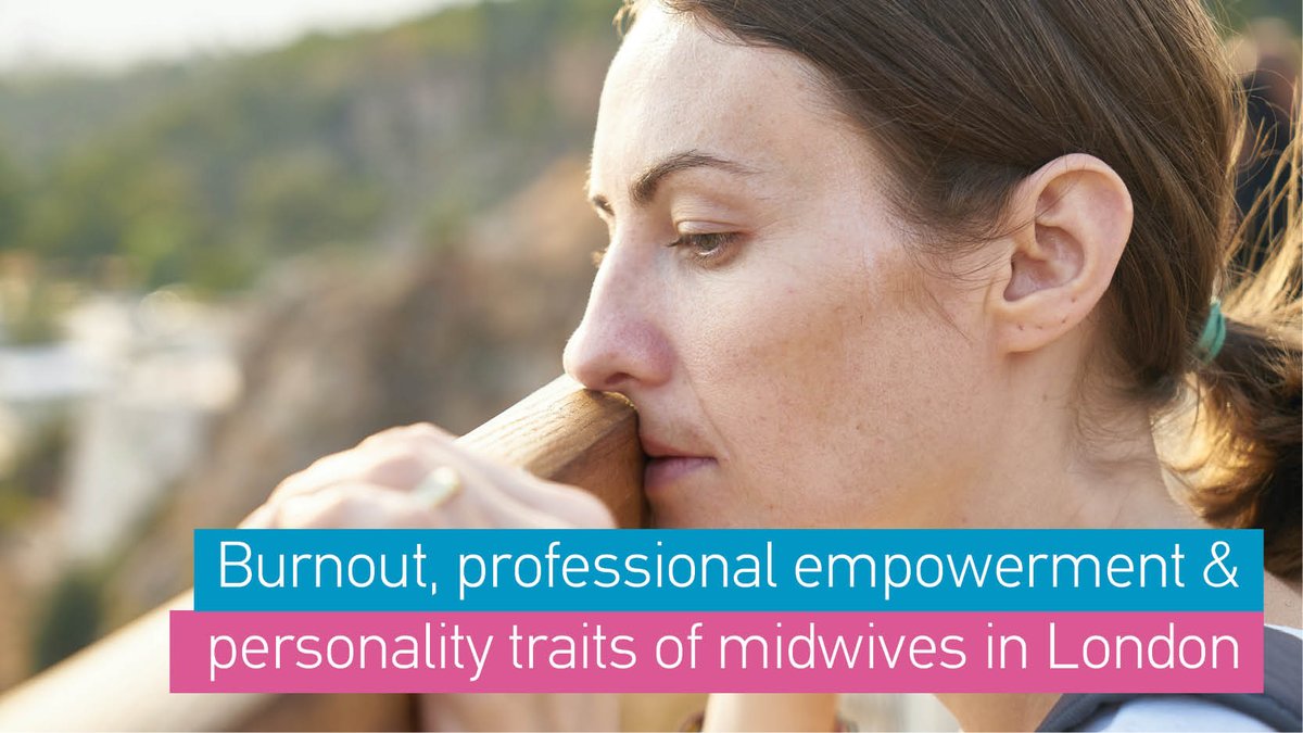 This study explores whether #burnout in #midwifery can be explained by the midwives’ type of personality and the sense of #empowerment they experience at work. - By @Angie_Bolou, @Juanito_Soriaet et al - At @EurJMidwifery - @EurPublishing DOI: doi.org/10.18332/ejm/1…