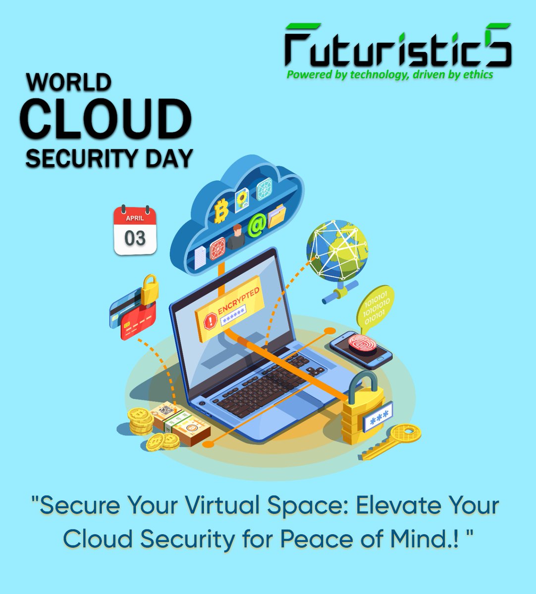 Happy #CloudSecurity Day!☁️🛡️

Securing your #digitalassets is crucial.

At @_Futuristic5, we specialize in #cloudmonitoring and maintenance services, ensuring your data remains #secure and #accessible.

Contact us at hello@futuristic5.com for expert solutions.

#Futuristic5