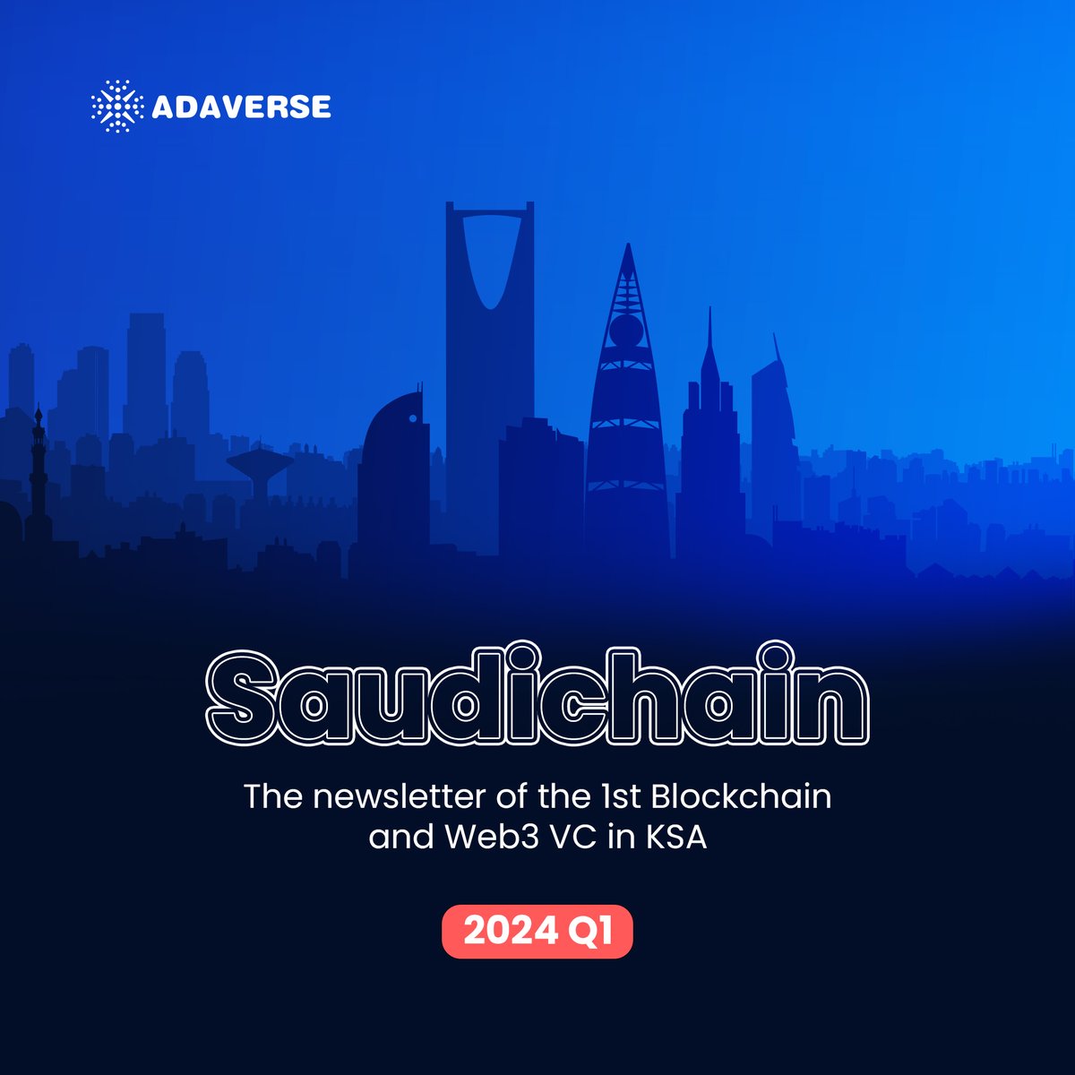 Exciting News! 🌟 Saudichain, our latest quarterly newsletter straight from Saudi Arabia, is here! 🚀 Dive into the latest on Adaverse investments, partnerships, and pivotal news from KSA. 🔗SUBSCRIBE HERE: shorturl.at/Y0129 #Adaverse #MiddleEast #Newsletter #Q1Saudichain