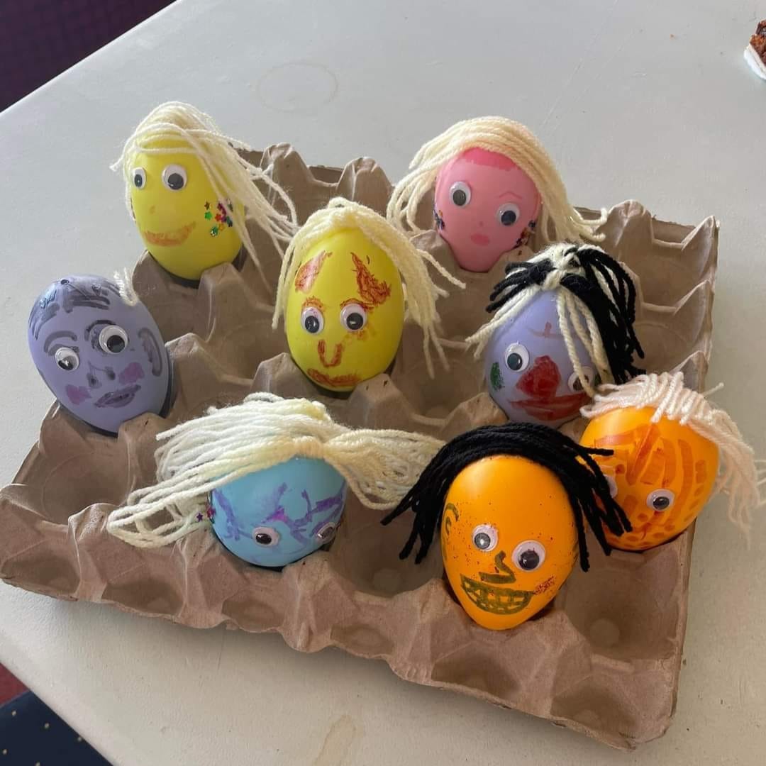 Our very artistic residents at our care home #PembrokeHouse enjoyed creating Easter egg selfies for a fun egg and spoon race last weekend. We can see there were some great look-alikes here! #gillingham #kent bit.ly/3KuU6l6