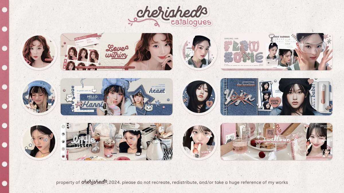 reposts are very appreciated! c:

halo, semuanya! cher__ished open beberapa slot untuk katalog by request + custom order (twibbon, branding set up, etc) 🥺👊🏻 untuk katalog &amp; form lengkapnya bisa langsung ke cherished.site yah. happy shopping!

taggies: #zonauang #zonaba