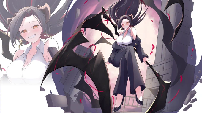 #欲望はぜんぶ口に出したほうが仕事につながる ゲームのキャラクターデザインやライトノベル挿絵、Vtuberさんのキービジュアルやグッズイラストなどやりたいです!! 