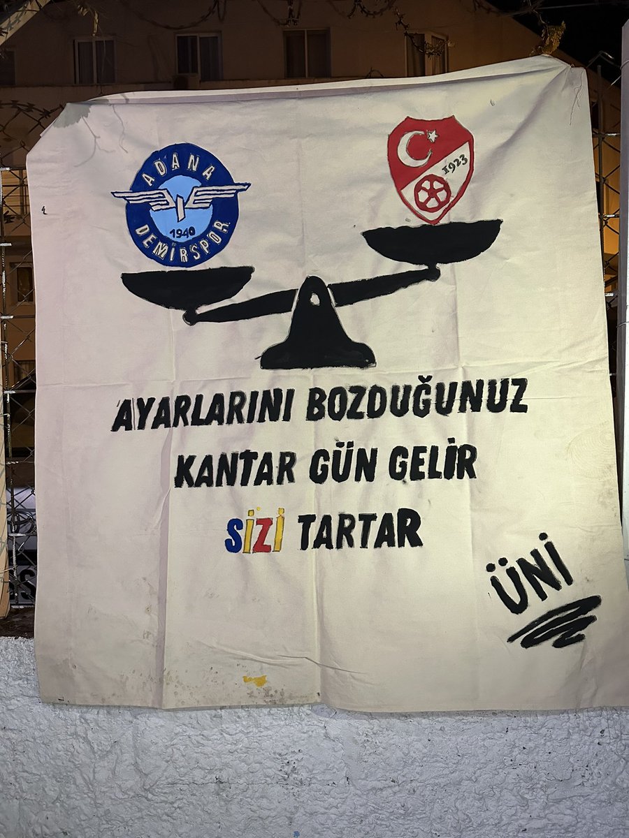 AYRICALIK DEĞİL, ADALET İSTİYORUZ. Unutmayın ADANA DEMİRSPOR sizlere ağır gelir ! @TFF_Org