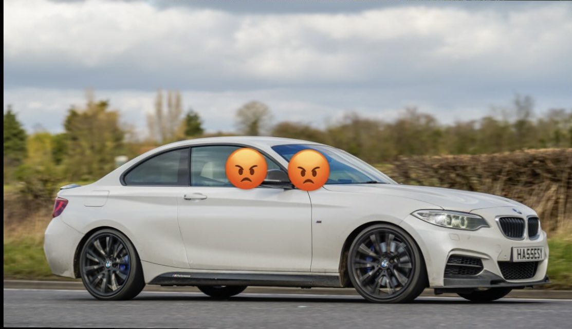 STOLEN Chelmsford. 3am this morning. 
BMW 235 
Number plate: HA55ESY 
Please keep an eye out for my car! 
Share if possible please