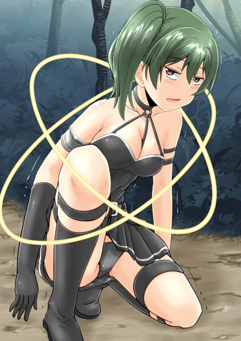 ・・いつまでこうさせとくつもり?
オシッコしたいんだけど 