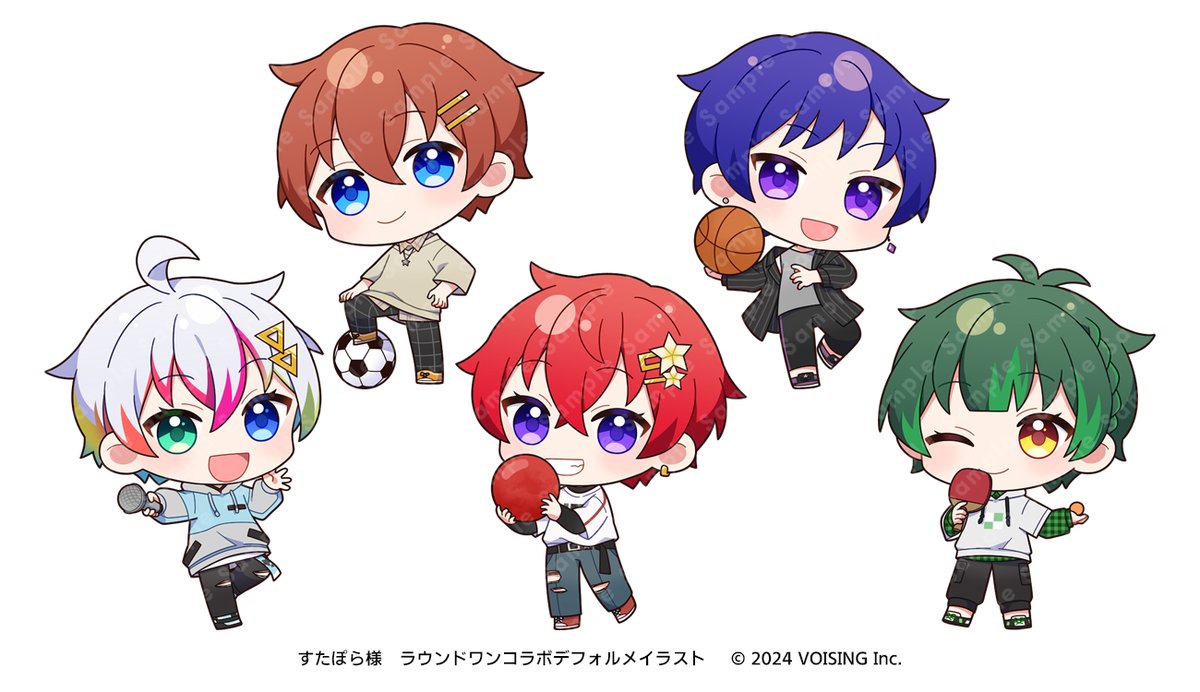 実力派歌い手グループ『すたぽら』より、描き下ろしイラストの