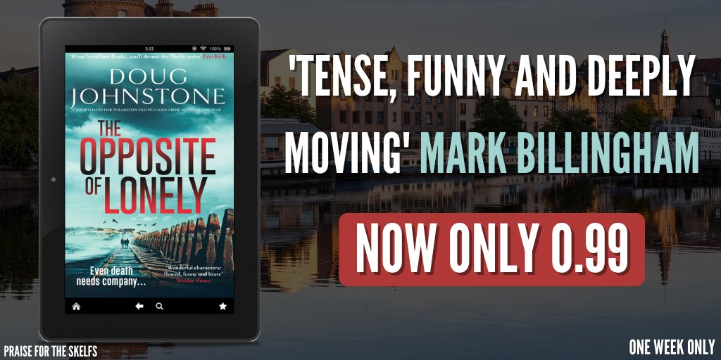 #DealAlert 🔥Everyone's FAVOURITE Edinburgh funeral directors & part-time PIs #TheSkelfs are BACK… @doug_johnstone's tense, warmly funny #TheOppositeOfLonely on #sale EVERYWHERE! #series shortlisted for #TheakstonAward 🔎geni.us/LoBLS6 #BookTwitter #CrimeFiction