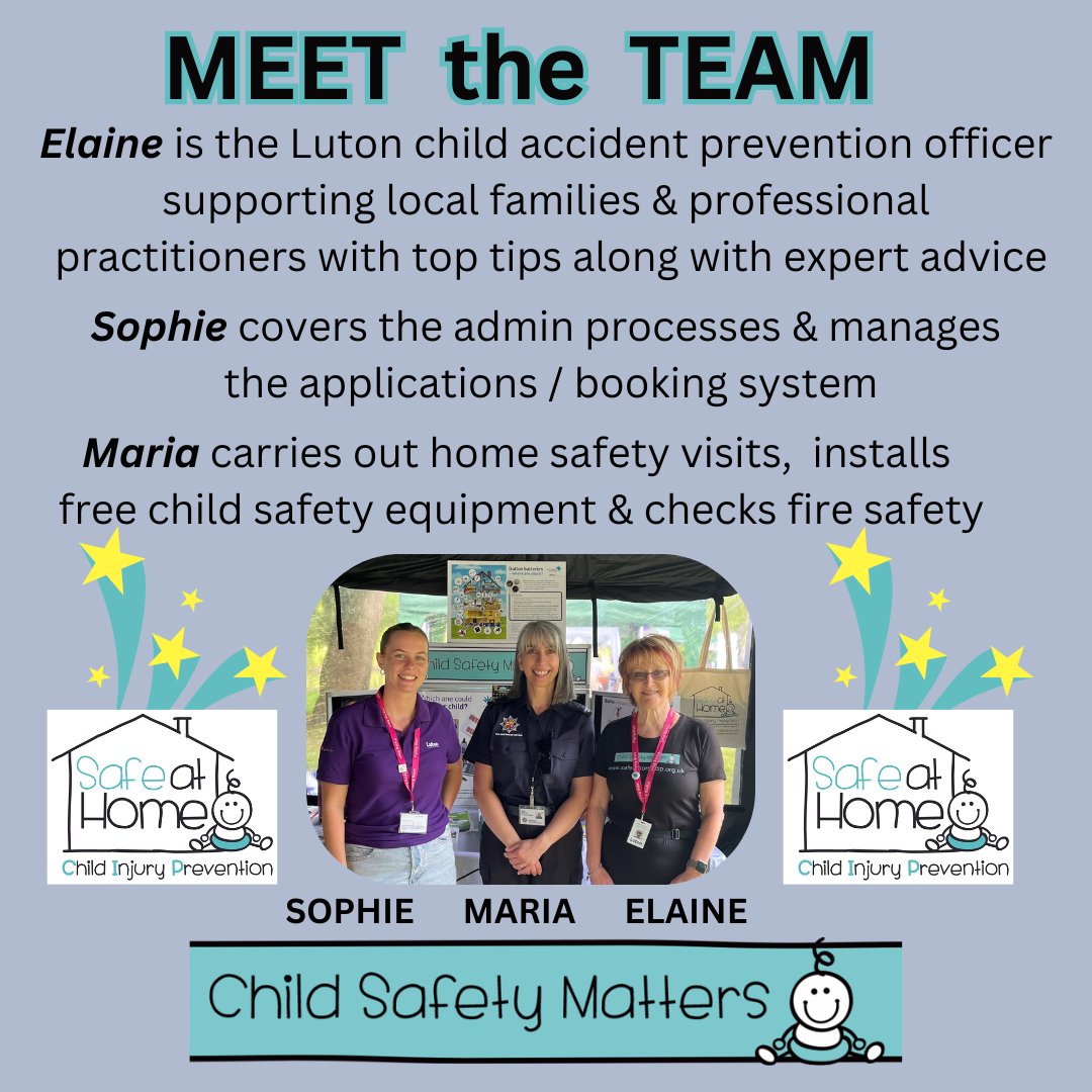 Keeping Your Family Safe - What's on offer FREE in Luton 👇 🤰 Antenatal - Keeping Baby Safe workshop on ZOOM 🏠0-5's - Home Safety Check 🚑Families booked will receive FREE admission to an Infant First Aid Course ℹ️ email: safeathome@eyalliance.org.uk safeathomecip.org.uk