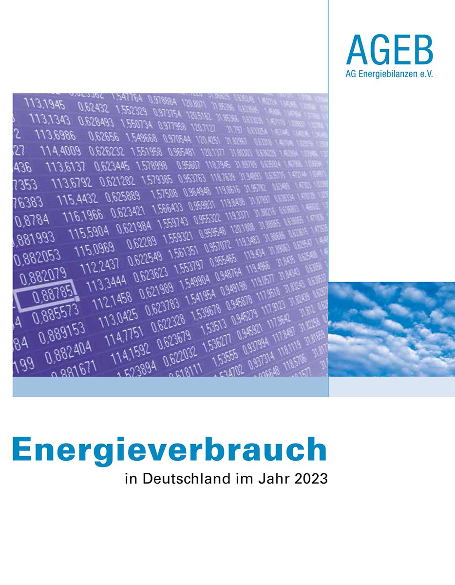 Der Jahresbericht 2023 ist erschienen: Die umfassende und aktuelle Darstellung der Energieversorgung in Deutschland. Infos zu allen Energieträgern, Importabhängigkeit, Preisen, Energieeffizienz und CO2-Emissonen. ag-energiebilanzen.de/wp-content/upl…
