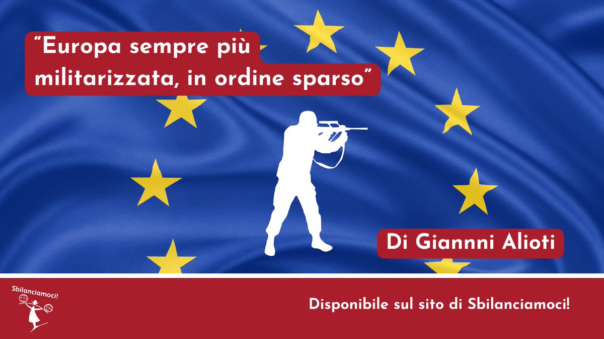 '#Europa sempre più militarizzata, in ordine sparso' 📝L’#Europa ha già aumentato del 50% la sua capacità produttiva militare, ma il tutto è dominato dalla finanza e dall’industria a stelle e strisce. Disponibile su Sbilanciamoci.info