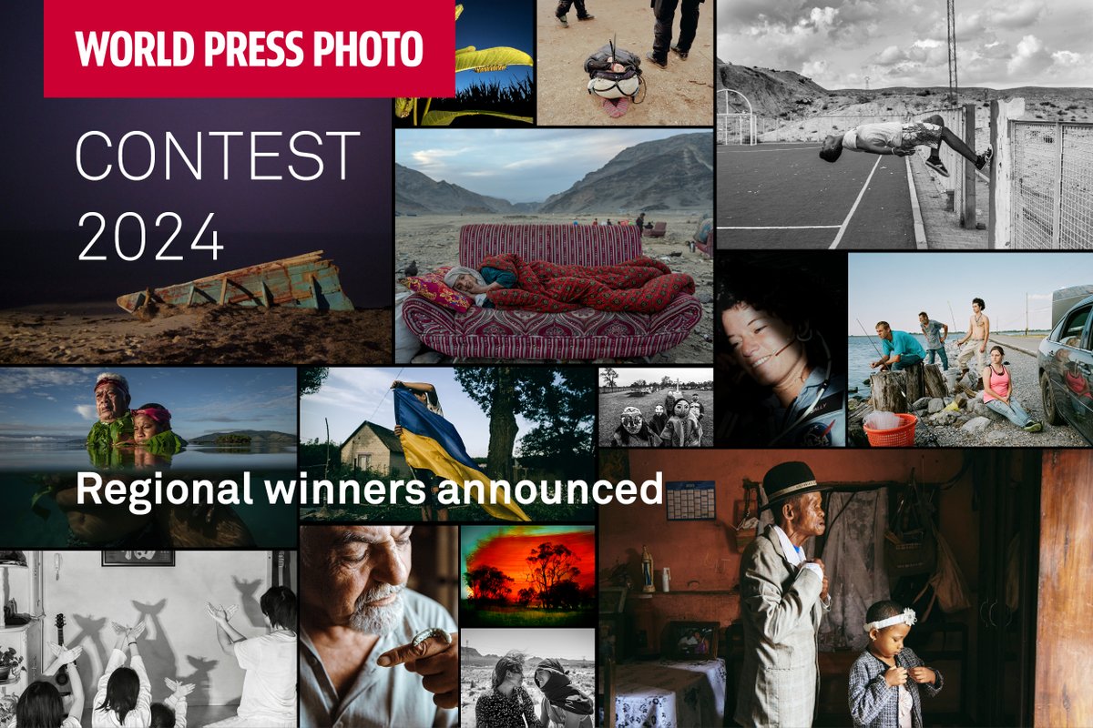 📸 We’re proud to present the #WPPh2024 Contest regional winners! Discover the best photojournalism and documentary photography of 2023 selected from more than 61,000 entries by an independent jury: worldpressphoto.org/collection/pho… — The four global winners will be announced on 18 April.