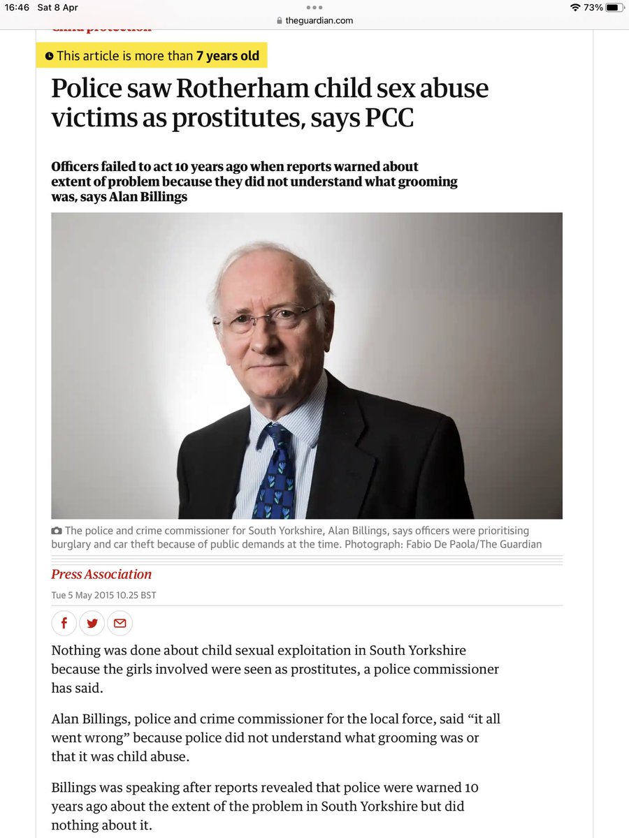 How do you convince a Rotherham police officer that 9 year old girls are not to blame when they are raped?