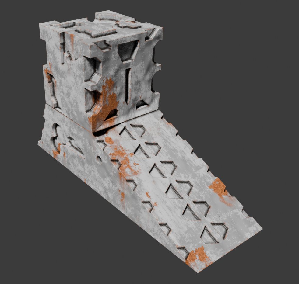 itswndrby's tweet image. Experimenting with hard surface cutters in #B3b. This one is #gridmodeler by @kushirosea . Blender &amp;lt;3