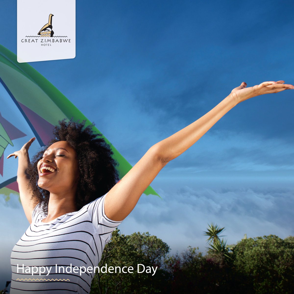 Let your spirit soar on this special day as we commemorate the values of liberty, courage, and the pursuit of new horizons.​

 #HappyIndependence #Zimbabwe #Memories #Nature #GreatZimbabweHotel  #ProudlyAfricanSun #ExperienceExploreEnjoy