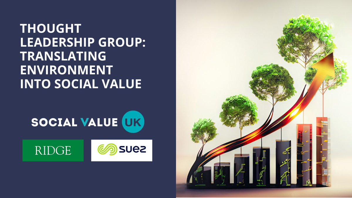 Member Exclusive Event! The first meeting of our new Thought Leadership Group: Translating Environment, led by our members @RidgeLLP and @suezUK, will take place on 9 April at 1:30 PM. Members can register here: buff.ly/49l8kRF #socialvalue #esg #environment