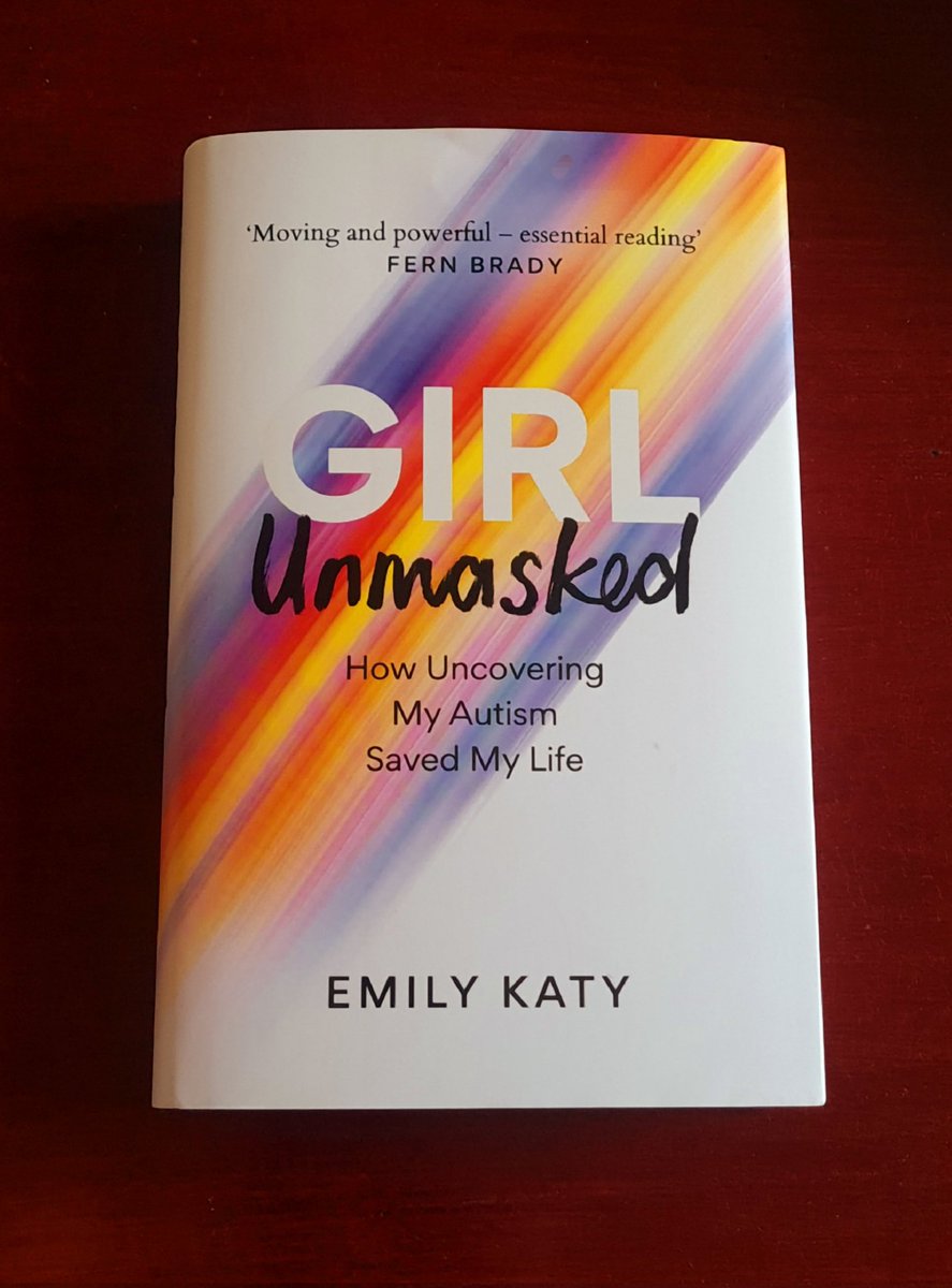 @ItsEmilyKaty 
Just arrived! I recently realised that I'm Autistic + really looking forward to reading your book soon...To have more of a understanding myself & others, I honestly reckon this is the book that'll deliver all of that & more 
♾️🔁📚🥰 
#GirlUnmasked #EmilyKaty