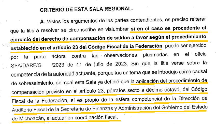 murguia_gerardo's tweet photo. Es procedente y se condena la aplicación de la compensación del 6to párrafo del art 23 de CFF, aunque no existan reglas de carácter general, una joya el razonamiento, creo será un criterio de mucha utilidad en la práctica.

Con gusto comparto la sentencia da RT y deja tu correo🤓 https://t.co/hvBSs6CDyJ