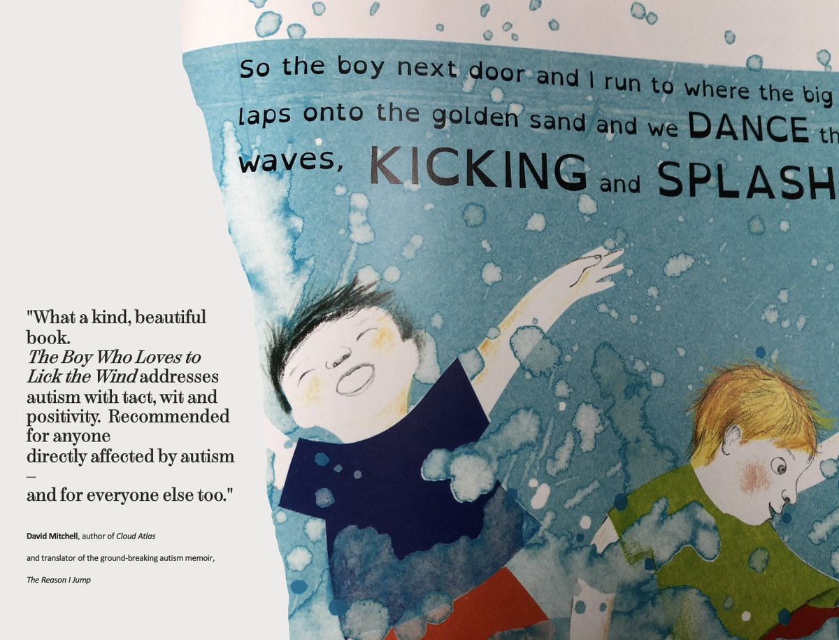 Happy Birthday to Fiona Carswell, author of The Boy Who Loves to Lick the Wind, illustrated by Yu Rong <a href="/OtterBarryBooks/">Otter-Barry Books</a> #WorldAutismAwarenessWeek #youshouldtryit