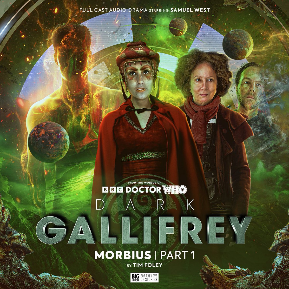 🚨 OUT NOW - Return to world of the Time Lords with #DoctorWho: Dark Gallifrey! Dark forces are lurking in the hold of a Time Lord battleship, this voyage home won't be easy... Morbius: Part 1, by Tim Foley is out now from @bigfinish!