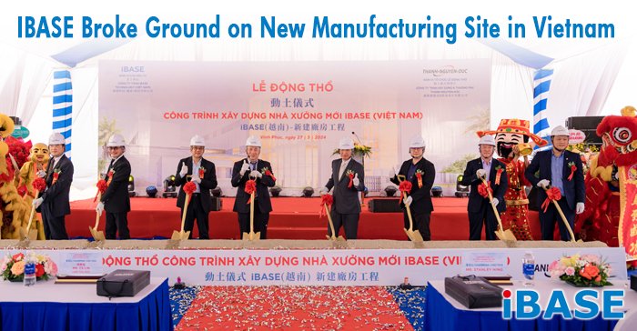 iBaseTech's tweet image. IBASE broke ground on its new manufacturing site in Vinh Phuc, Vietnam last Wednesday, March 27th. This new factory will include assembly lines for 6 SMT and DIP, along with 10 system assembly lines.
ibase.com.tw/en/news/catego…
#industrialpc #VietnamFactory #EdgeAI #EmbeddedComputing