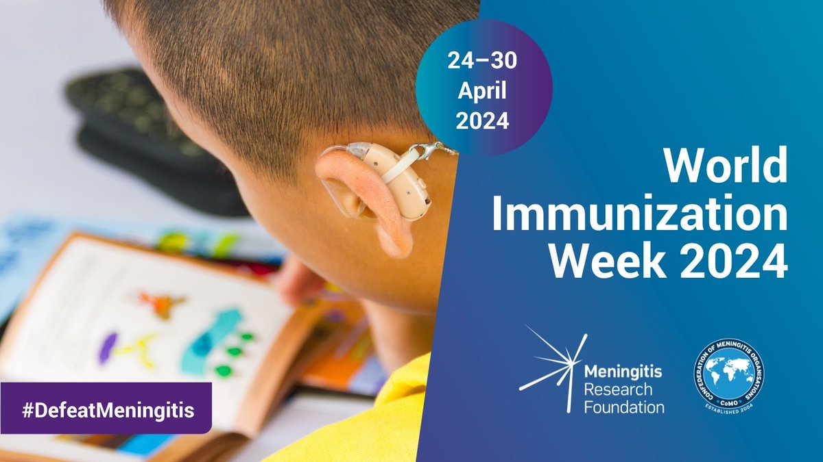 Bacterial meningitis leaves 1 in 5 people with disabilities. These include hearing loss, brain damage and limb loss. But meningitis is largely vaccine-preventable. Spread the word this #WorldImmunizationWeek (24-30 Apr) by sharing an infographic: buff.ly/3v8BoxR