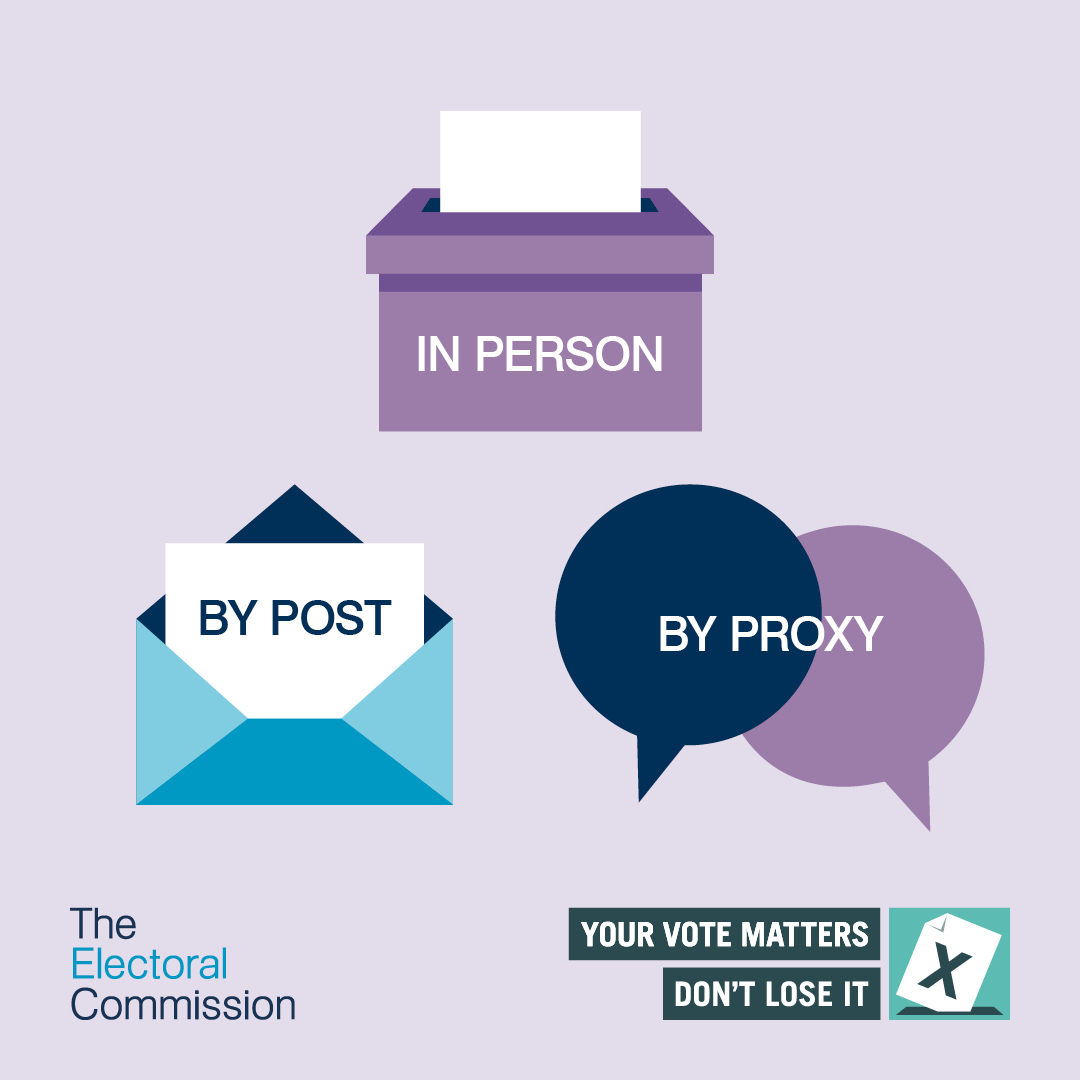 On 2 May, there are local, mayoral and Police and Crime Commissioner elections taking place in England. Voting at a polling station? Don’t forget to bring photo ID. Don’t have photo ID? Apply for free voter ID ⬇️ electoralcommission.org.uk/voting-and-ele…