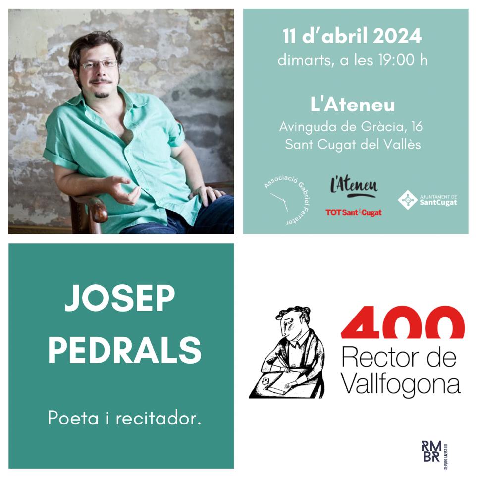 En @joseppedrals torna a l' @Ateneu de Sant Cugat... @ajsantcugat @culturastc @FNPoesiacat @cugatmedia @totsantcugat @elCugatenc @AnyRector @nuriaescamilla_